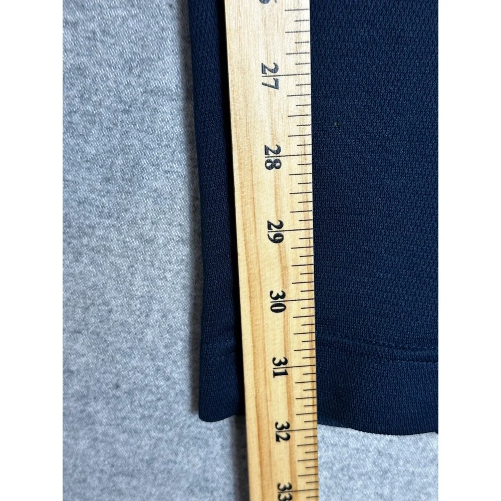 Vintage Y2K Nike Team Warm Up Track Pant XL Navy Leg Stripe Ankle Zip Drawstring
